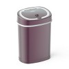 Nine Stars 4.0gal/15L Motion Sensor Trash Can Burgundy: Touchless Kitchen Trash Can, Stainless Steel, Quiet Closing, 4 Gallon - 2 of 4