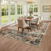 Washable Vintage Rug Non Slip Low Pile Rug Soft Throw Floor Cover Foldable Indoor Carpet for Living Room Bedroom Playroom Nursery - 3 of 4