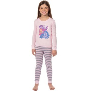 My Little Pony: A New Generation Girls' It's A Mane Thing Tight Fit Sleep Pajama Set Pink - 1 of 4