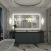 Apmir Super Bright 192 LEDs/m Back LED Lighted Anti-Fog Tempered Glass Bathroom/Vanity Mirror with ETL & 3-Year Warranty - 2 of 4