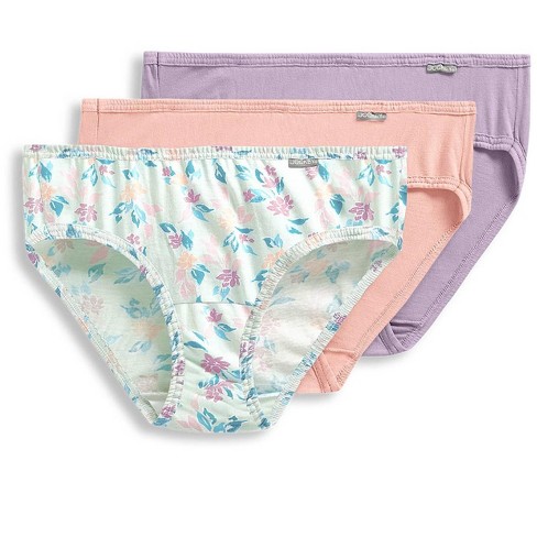 Jockey Women's Underwear Elance String Bikini - 6 Pack, Ivory/Light/Pink  Shadow, 5