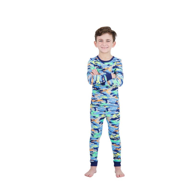 Sleep On It Boys 2-Piece Super Soft Jersey Long Sleeve Snug-Fit Pajama Set, 3 of 7
