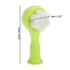 Unique Bargains Soft PBT Fiber Hair Cleansing Brush Big Plum Blossom 5.12"x2.28" 1 Pc - 4 of 4