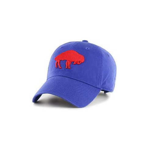 Men's '47 White Buffalo Bills Logo Clean Up Adjustable Hat