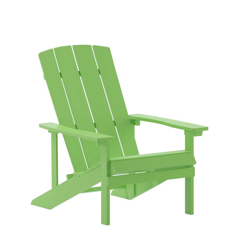 Merrick Lane All-Weather Poly Resin Wood Adirondack Chair, 1 of 12