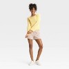 Women's Shrunken Crewneck Pullover Sweater - A New Day™ - 3 of 3