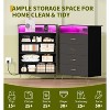 4-Drawer Dresser for Bedroom with Charging Station & RGB Lights, Tall Modern Wooden Chest of Drawers with App Control - 4 of 4