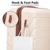 MOONMISS 20"/24"/28" 3 pcs/set in ABS Spinner Wheel Luggage, Matching Color , With Combination Lock for tourist - 3 of 4