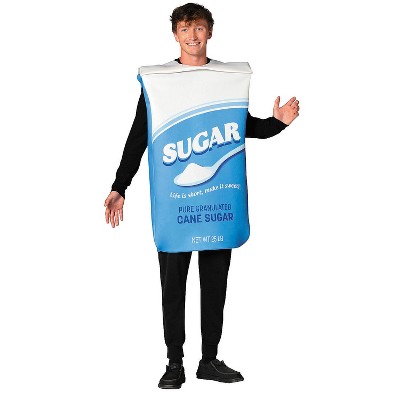 Rasta Imposta Adult Bag of Granulated Sugar Tunic Halloween Costume Robe - White One Size