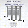 Chic Sheer Voile Vertical Ruffled Tier Window Single Panel Curtain by Sweet Home Collection® - image 3 of 3