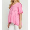 Women's Double V Tiered Top - Plus - entro - 4 of 4