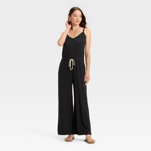 Women's Leisure Studio French Terry Jumpsuit - Universal Thread™ - 1 of 3