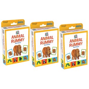 Briarpatch The World of Eric Carle Animal Rummy Card Game, Pack of 3 - 1 of 3