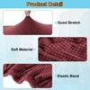 Unique Bargains Washable Stretch Soft Dining Chair Cushion Covers 2 Pcs - 3 of 4