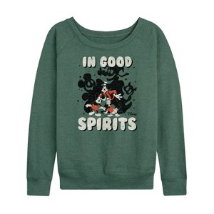 Women's - Disney - In Good Spirits Lightweight French Terry Slouchy - 1 of 4