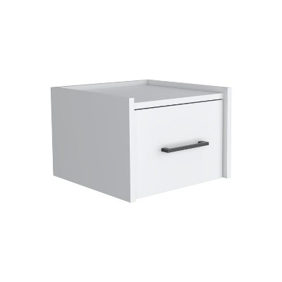 NicBex 13.2 inch Wide Floating Nightstand with 1 Drawer,Modern Side Table with Wall-Mounted Design,Bedside Table for Bedroom,Living Room