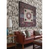 Brewster Metal Sheet Peel and Stick 1pc Wallpaper Charcoal - 4 of 4