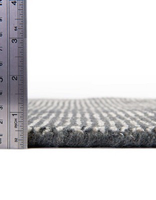 Earl Grey Hand-Knotted Wool Indoor Runner Rug