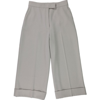 Anne Klein Womens Cuffed Culotte Pants