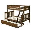 Plank+Beam Solid Wood Twin over Full Bunk Bed with Storage Trundle for Adults/Kids - 4 of 4