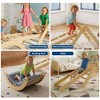 7-in-1 Foldable Pikler Triangle Set – Baby Climbing Gym with Arch, Ramp & Ladder for Toddlers, Indoor Play & Christmas Gifts - 2 of 4