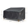 Summerset Shield Loveseat Cover Ultimate Protection for Your Outdoor Furniture Mercury - 2 of 4