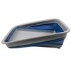 SAMMART 8L (2.1 Gallon) Collapsible Dish Tub, Grey/Mist Blue - 2 of 4