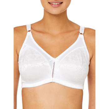 Bali Women's Double Support Soft Touch Wire-Free Bra - DF0044 34B White
