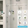 LunaLulinlk 4Pcs Suction Cup Hooks Holds up to 15lbs Suction Hook Reusable Vacuum Cup Hanger Easy to Install Suction Cup Wreath Hook Black - 3 of 4