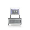 New Classic Furniture, Contemporary Solid Wood 3/3 Twin Bed in Silver - 3 of 4