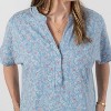 Of an Origin Organic Cotton Split Neck Midi-Length Nursing Dress, Cherry Blossom - 4 of 4
