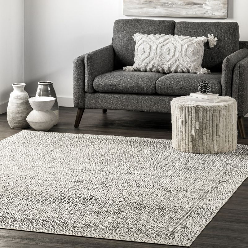 nuLOOM Abstract Machine Washable Area Rug, 2 of 11