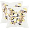 Papillon Pillow (Set of 2) - Multicolored - 18"X18" - Safavieh - 3 of 4