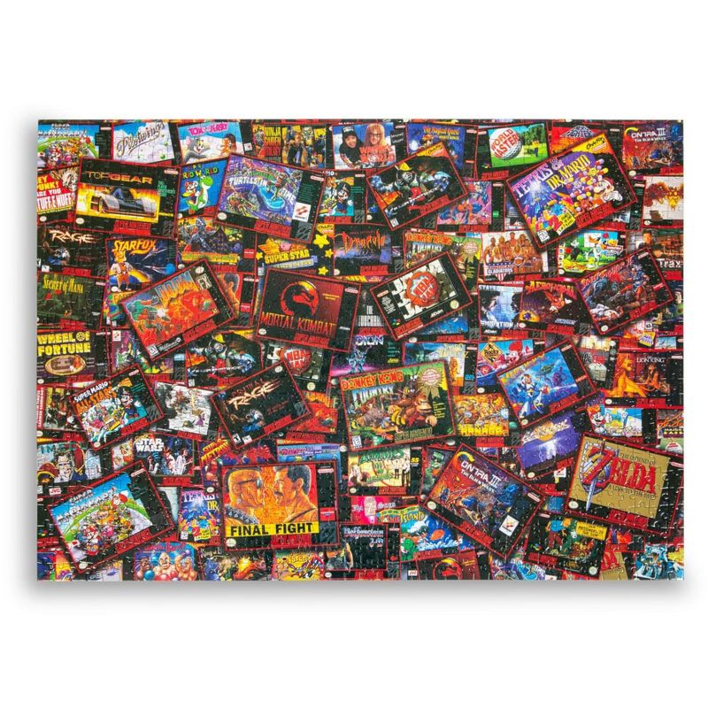 Toynk Super Never Ending Showdowns Retro Video Games 1000-Piece Jigsaw Puzzle, 3 of 8