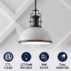 JONATHAN Y Homer Modern Industrial Iron LED Dome Pendant - 3 of 4
