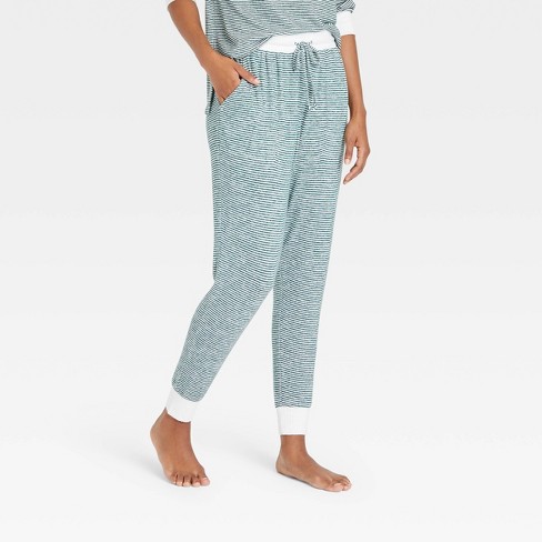 Women's Striped Perfectly Cozy Lounge Jogger Pants - Stars Above™ - image 1 of 3