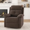 Kumasinova Modern Small Rocker Swivel Recliner Sofa,30°Rocking Chair with Pillow-Top Arm,90-150°Recline for Small Spaces,Bedroom,Living Room - 2 of 4