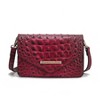 MKF Collection Vanta Women's Crossbody Croc-Embossed Saddle Handbag by Mia K - 2 of 4