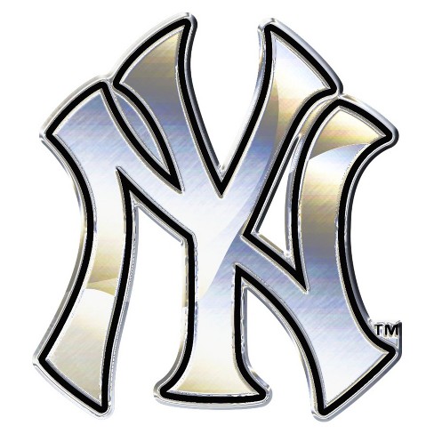 Mlb New York Yankees Chrome Auto Emblem Target
