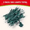 Joyfy 100 Count Clear Christmas String Lights, Warm White Fairy Light Xmas Tree Lights with Green Wire Decoration for Holiday Party Decor - 3 of 4