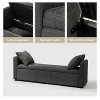 Pedro 59.4" Wide Storage Bench | ARTFUL LIVING DESIGN - 3 of 4