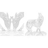 Millie Marotta's Brilliant Beasts - (Millie Marotta Adult Coloring Book) (Paperback) - 3 of 4