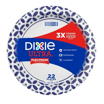 Dixie Ultra 10 1/16 Paper Plates - 22ct : Target