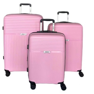 IZOD Siri Polycarbonate Hard Shell Expandable Lightweight 360 Dual Spinning Wheels and Combo Lock 3 Piece Luggage Set