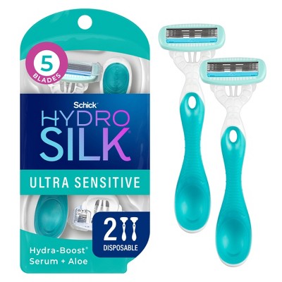 Schick Hydro Silk 5 Ultra Sensitive Disposable Razor - 2ct