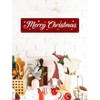 Lomsoe Merry Christmas Metal Tin Sign Christmas Plaque Sign Vintage Wall Decoration Wall Art Sign 4x16 Inch Christmas Gift - 4 of 4