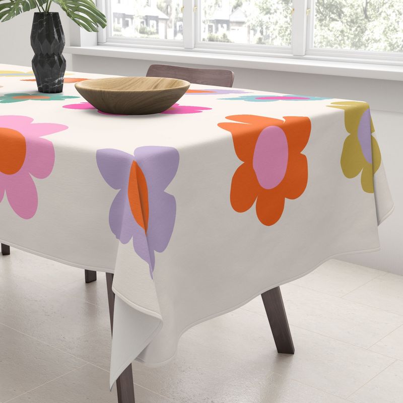 Daily Regina Designs Retro Floral Colorful Print Tablecloth - Deny Designs, 3 of 4