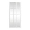 Wood Window Pane Inspired Wall Mirror White - Olivia & May: Farmhouse Entryway Decor, 48x22" Rectangle - image 2 of 4