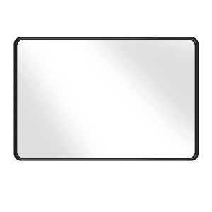 Wall-Mounted Mirror Rectangle Bathroom Vanity Mirrors Framed Mirrors Aluminum Framed Bathroom Mirror - 1 of 4
