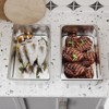 COZONY 6-Pack Stainless Steel Hotel Pans, Commercial Grade Food Storage Containers with Lids for Catering Events and Buffet Service - 3 of 4
